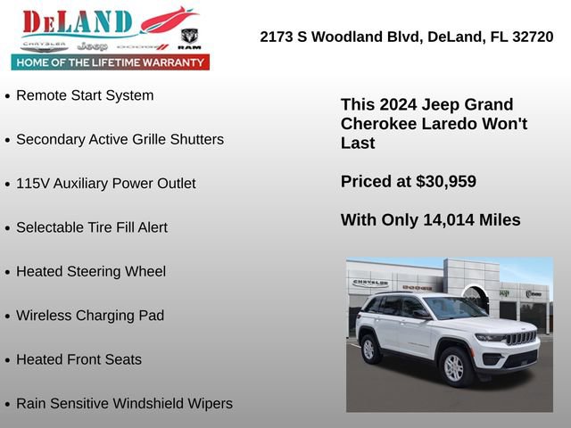 Used 2024 Jeep Grand Cherokee Laredo w/ Luxury Tech Group I AWD/4WD image 18