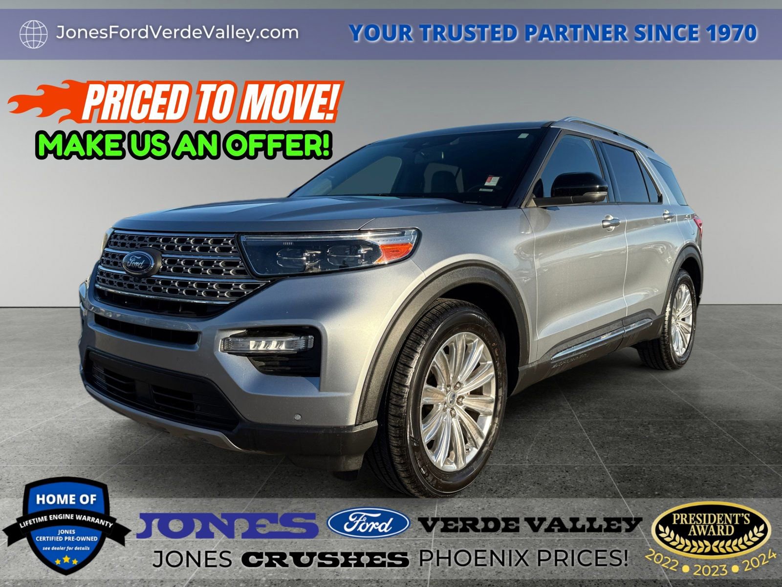 Used 2020 Ford Explorer Limited w/ Class III Trailer Tow Package