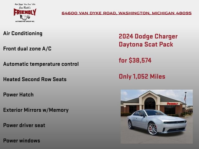 Used 2024 Dodge Charger Daytona Scat Pack w/ Plus Group AWD/4WD image 30