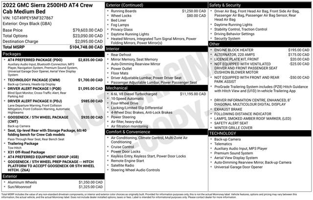 Used 2022 GMC Sierra 2500 AT4 w/ AT4 Preferred Package image 28