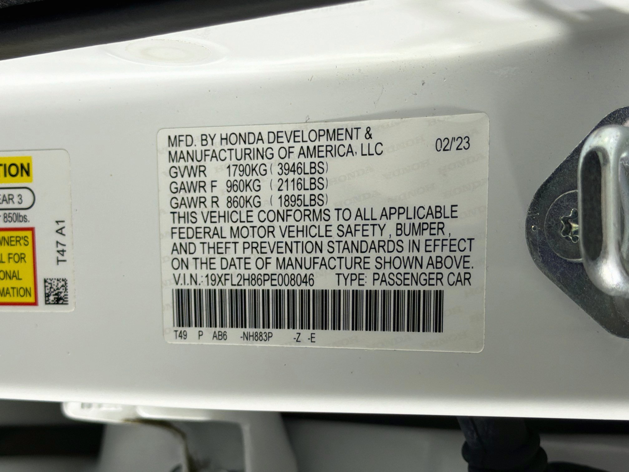 Used 2023 Honda Civic Sport image 12