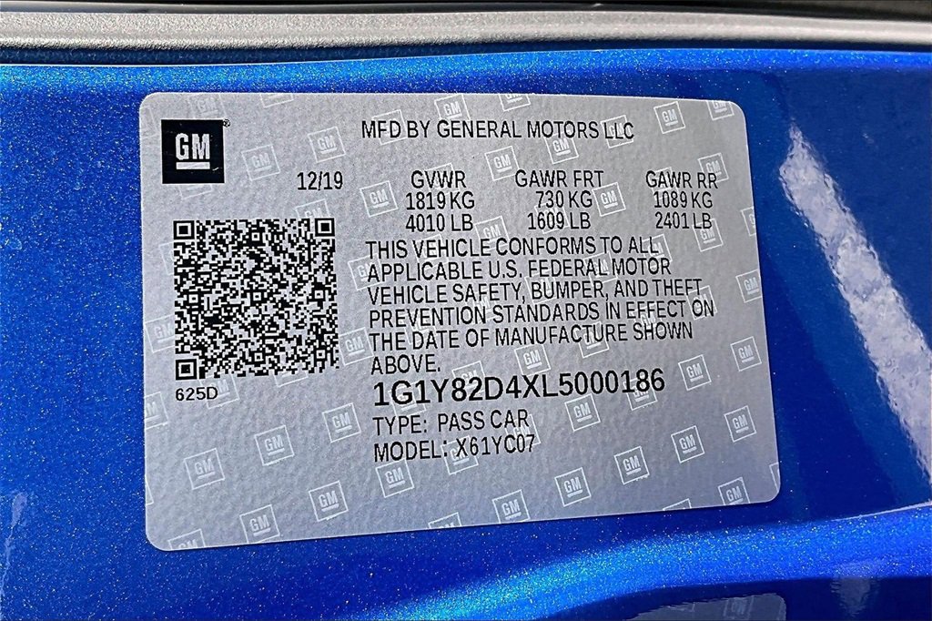 Used 2020 Chevrolet Corvette Stingray Premium Cpe w/ 3LT Preferred Equipment Group image 28