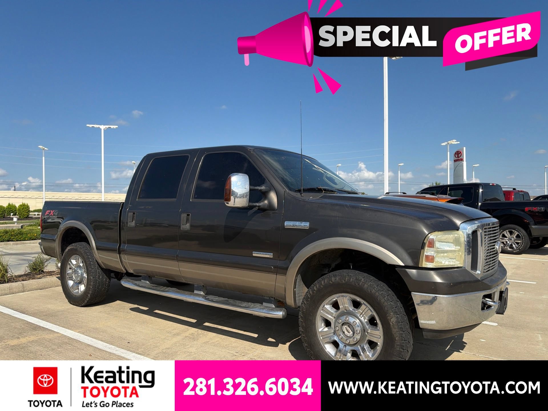 Used 2006 Ford F250 4x4 Crew Cab Super Duty