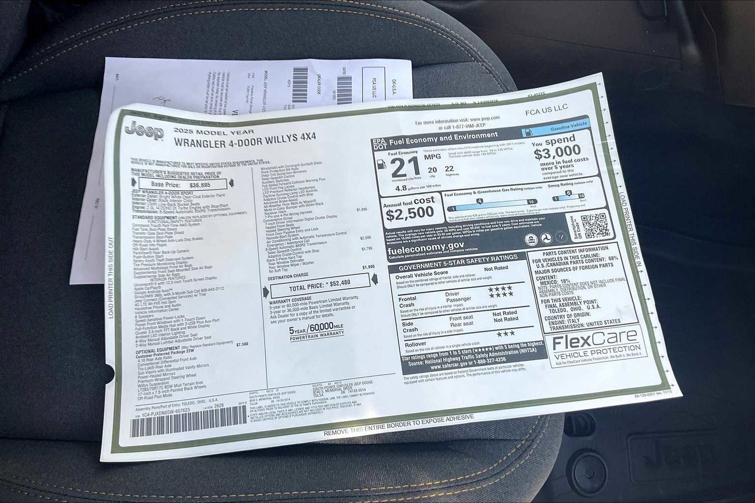 New 2025 Jeep Wrangler Willys image 19