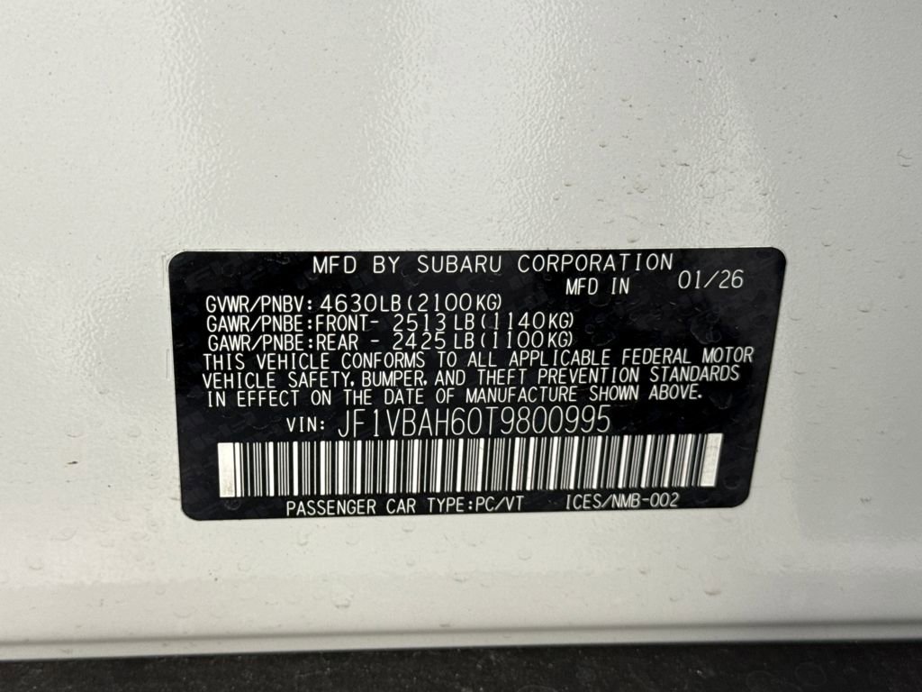 New 2026 Subaru WRX Premium image 28