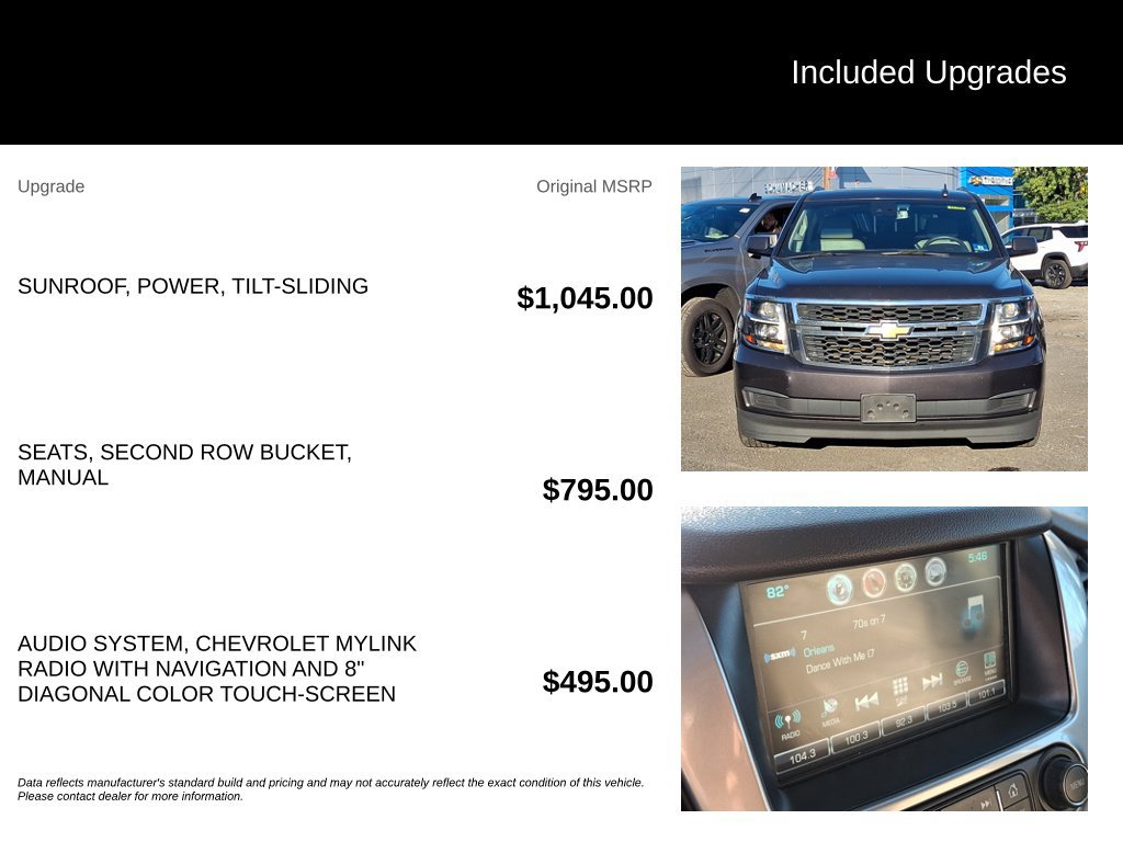 Certified 2018 Chevrolet Tahoe LT AWD/4WD image 6