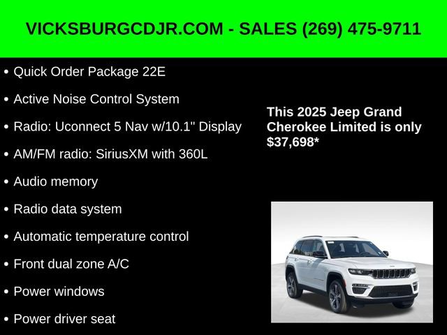 New 2025 Jeep Grand Cherokee Limited image 11