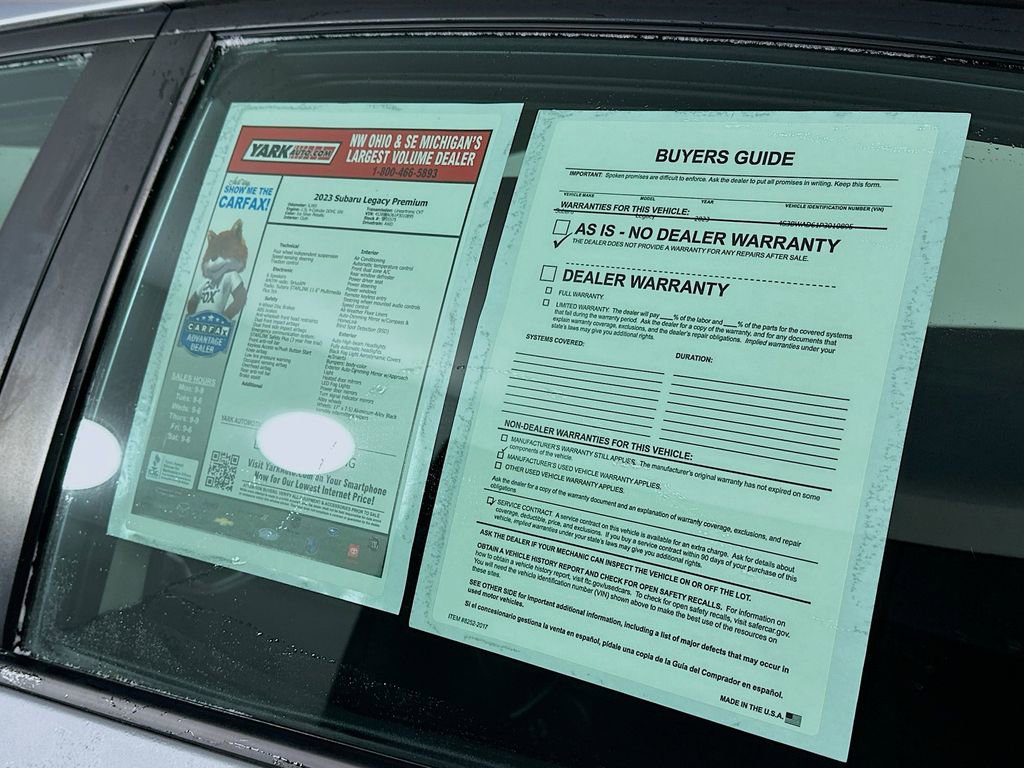 Used 2023 Subaru Legacy Premium image 13