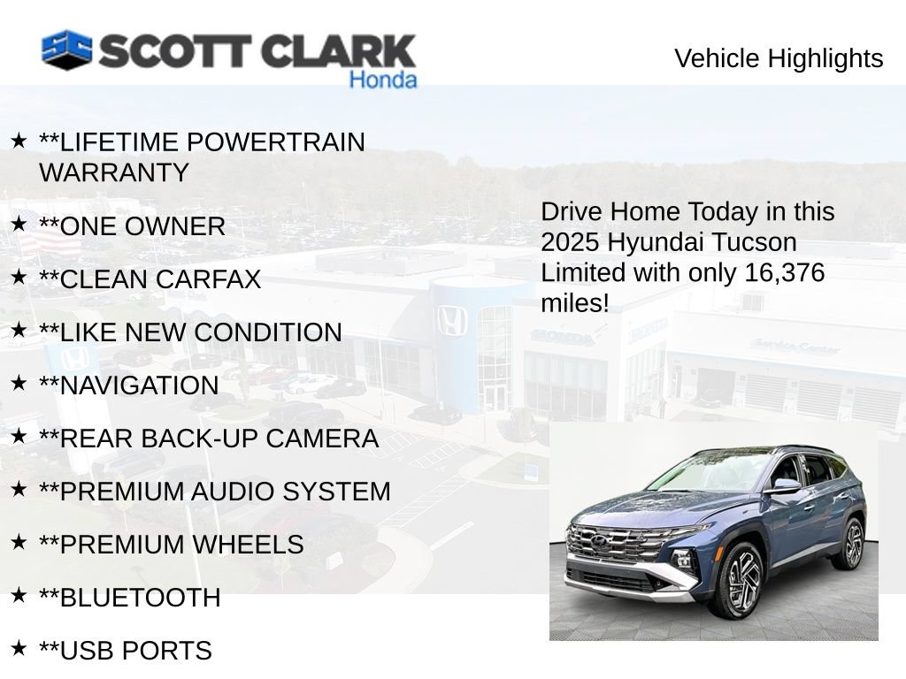 Used 2025 Hyundai Tucson Limited AWD/4WD image 12