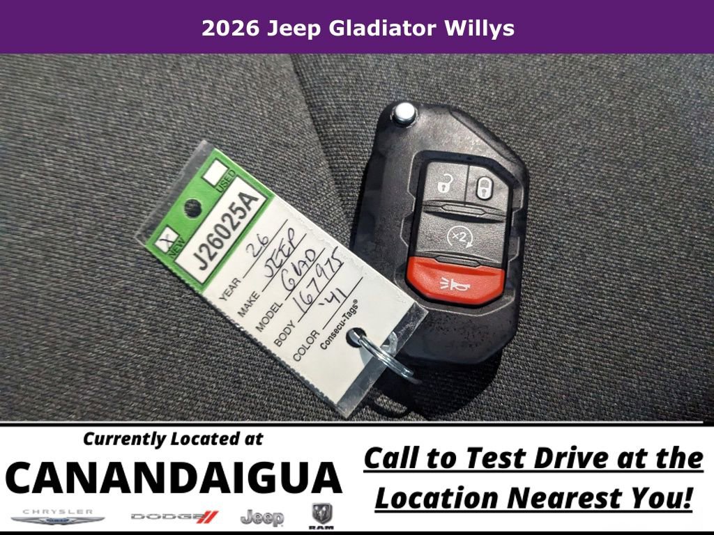 New 2026 Jeep Gladiator Willys image 24