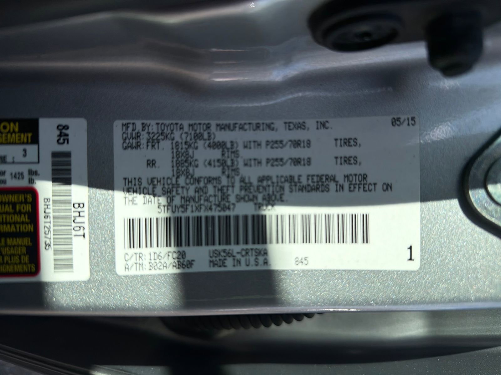 Used 2015 Toyota Tundra SR5 AWD/4WD image 26