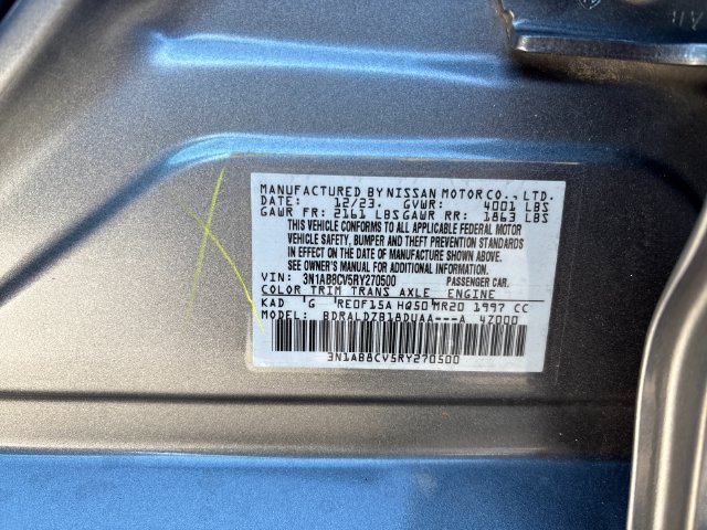 Certified 2024 Nissan Sentra SV w/ All-Weather Package FWD image 32
