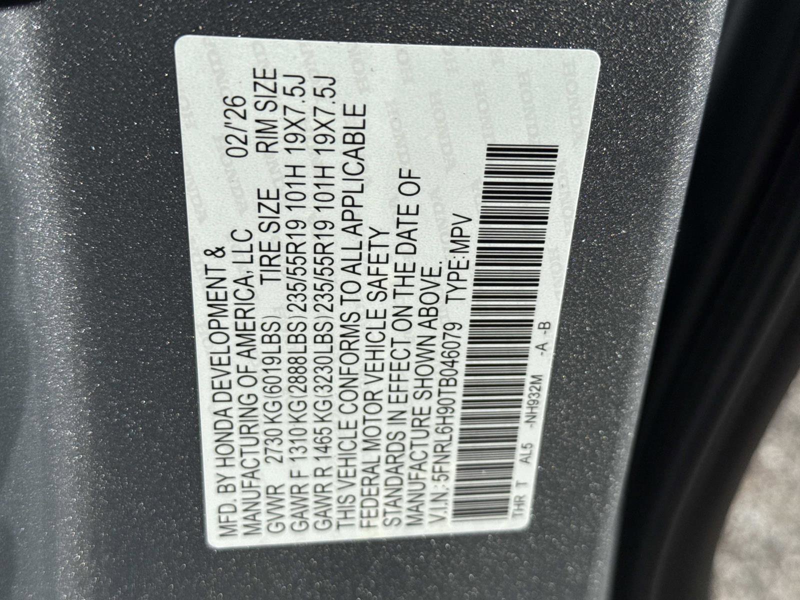 New 2026 Honda Odyssey Elite image 26