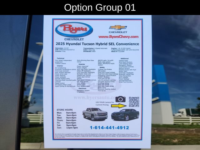 Used 2025 Hyundai Tucson SEL AWD/4WD image 13