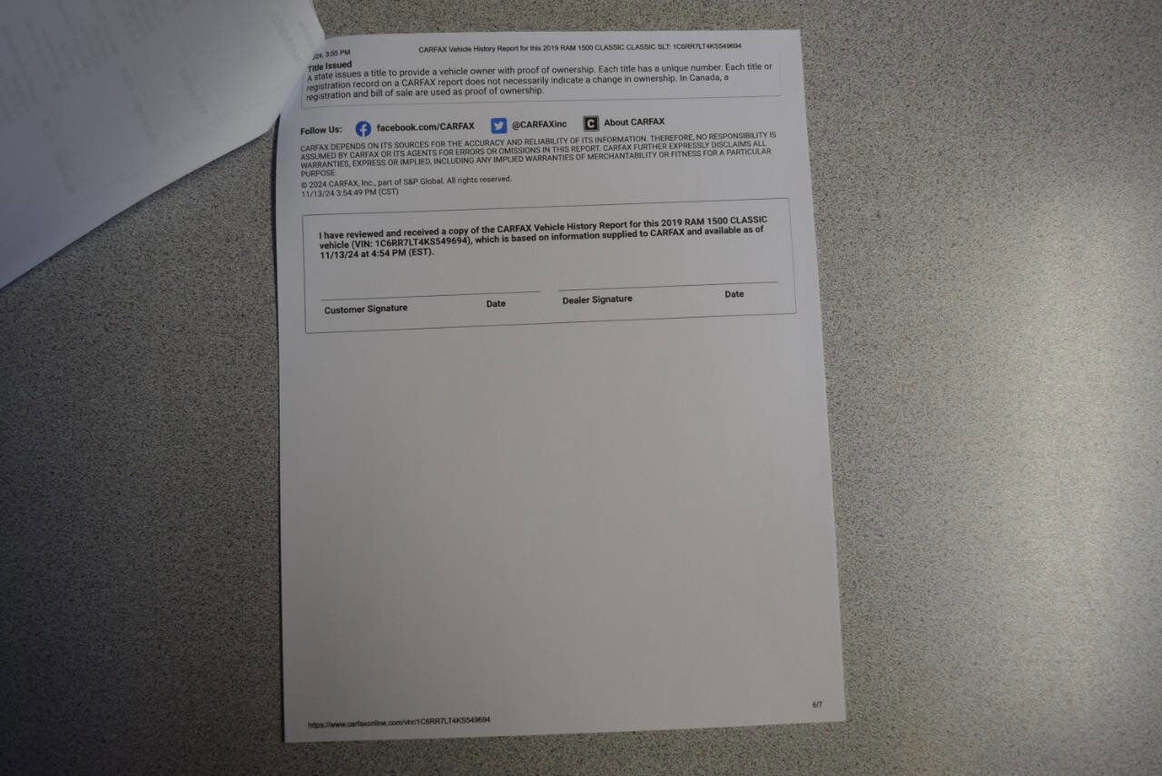 Used 2019 RAM 1500 Classic SLT w/ Luxury Group image 69