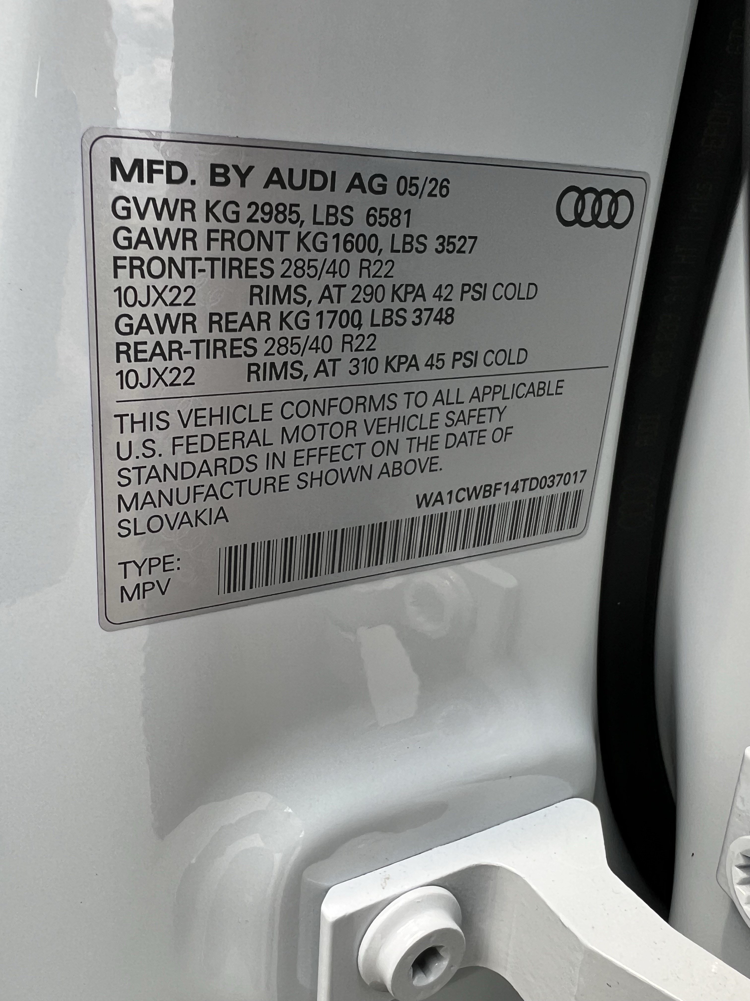 New 2026 Audi SQ8 Prestige AWD/4WD image 37