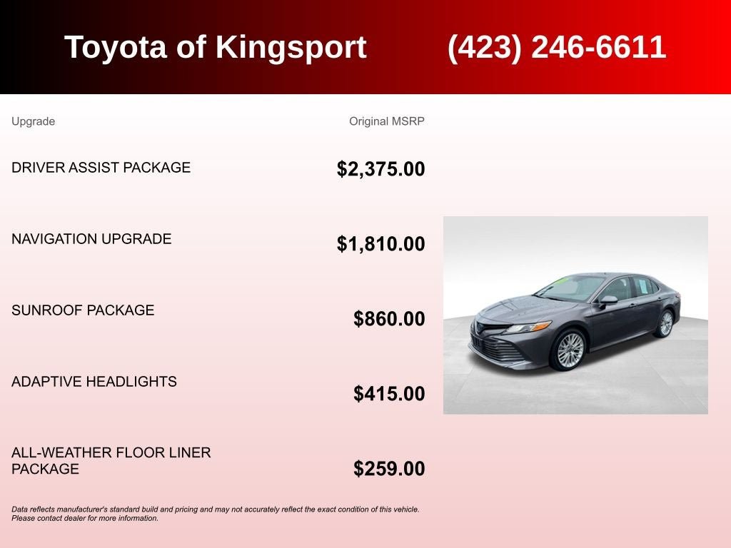 Used 2020 Toyota Camry XLE w/ Driver Assist Package FWD video 3