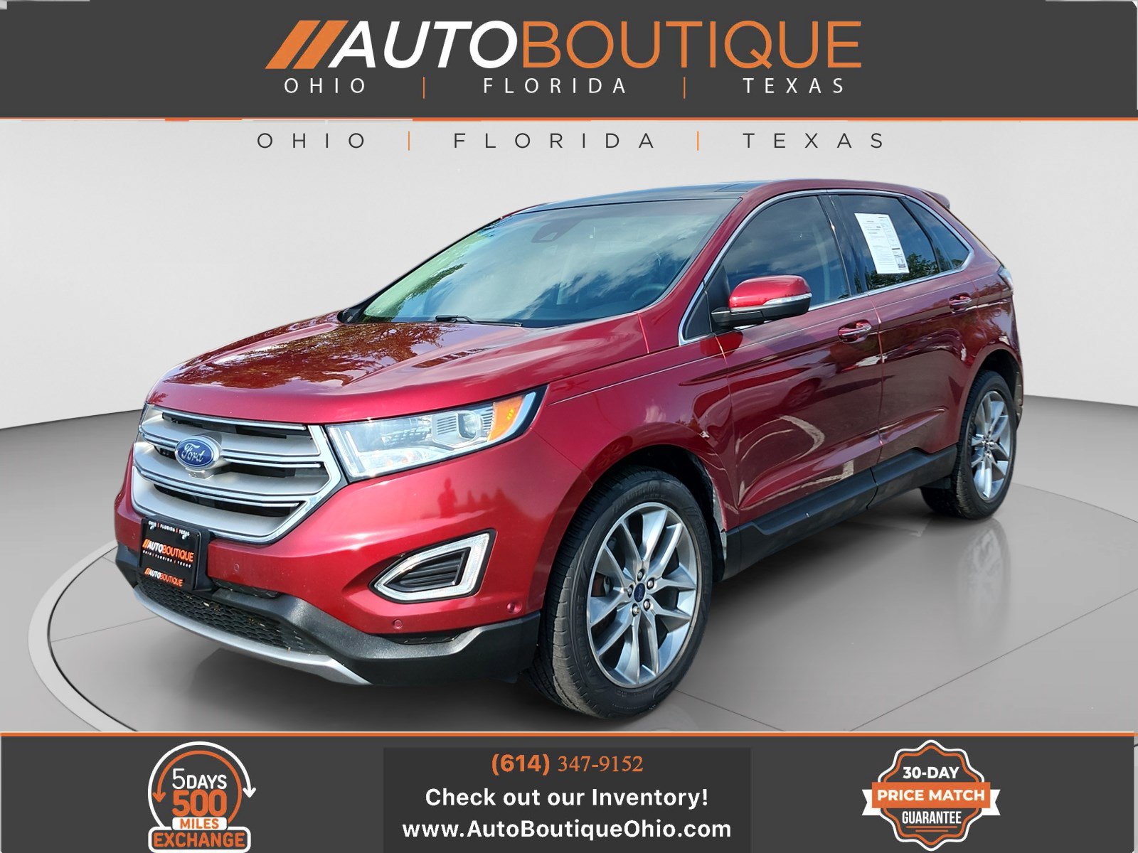 Used 2015 Ford Edge Titanium w/ Equipment Group 302A AWD/4WD image 1