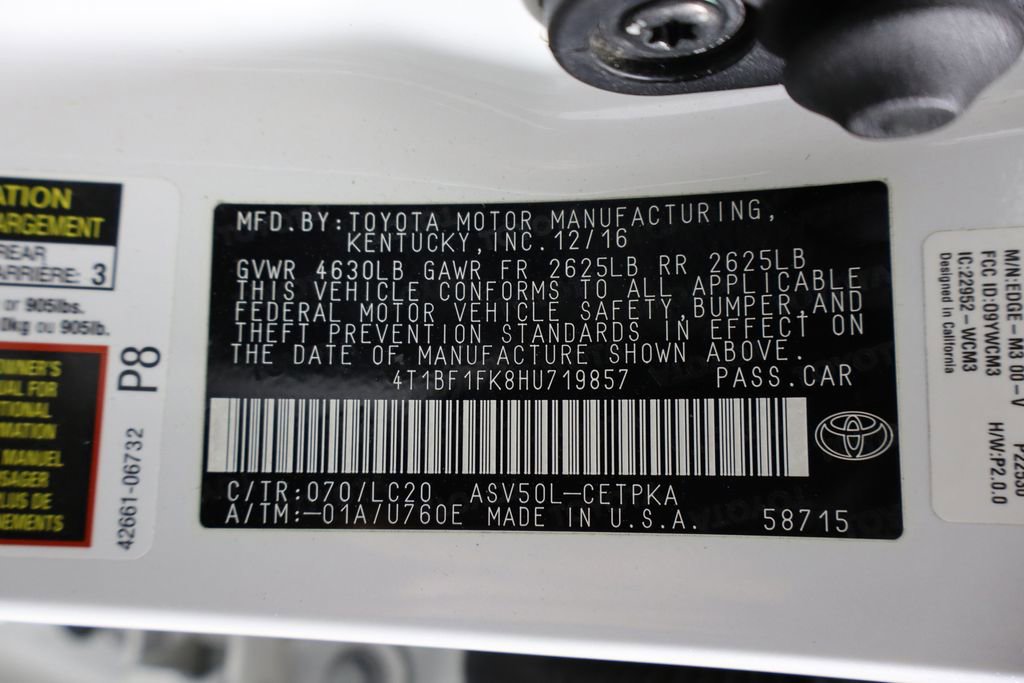 Used 2017 Toyota Camry XSE w/ Moonroof Package image 35