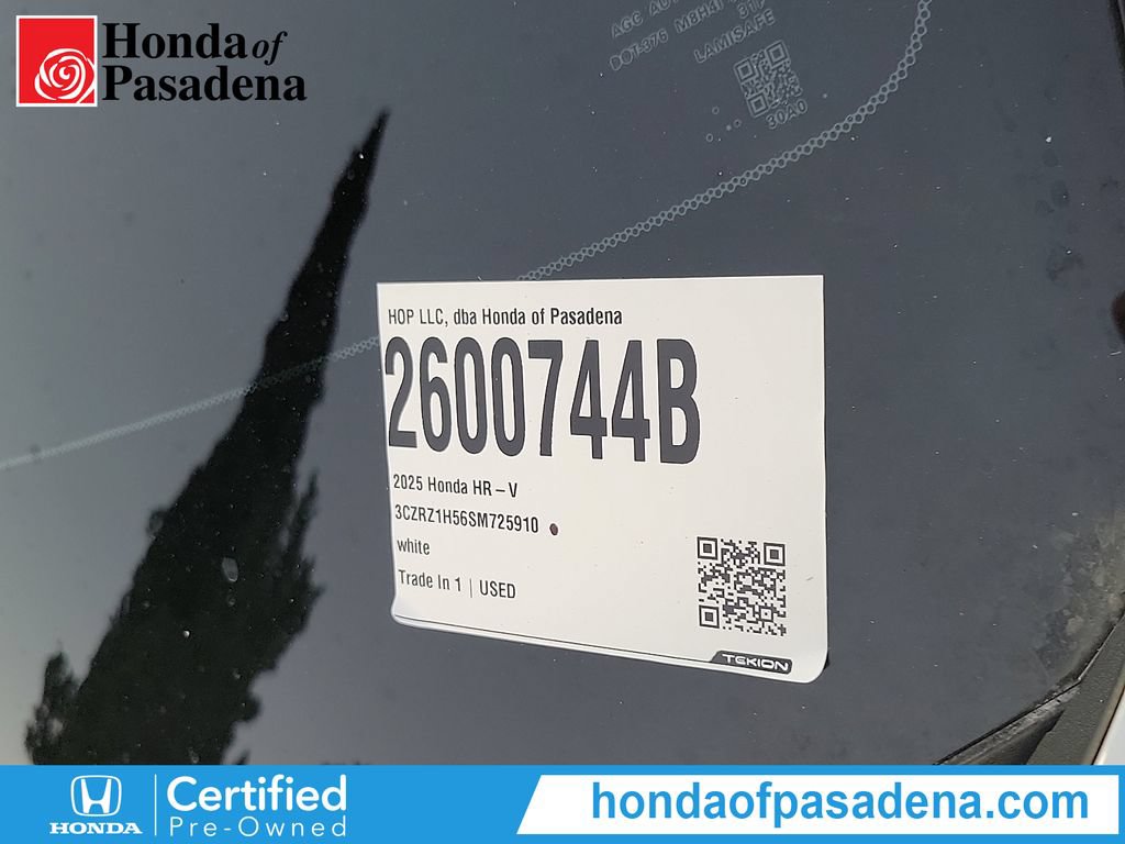 Certified 2025 Honda HR-V Sport image 33
