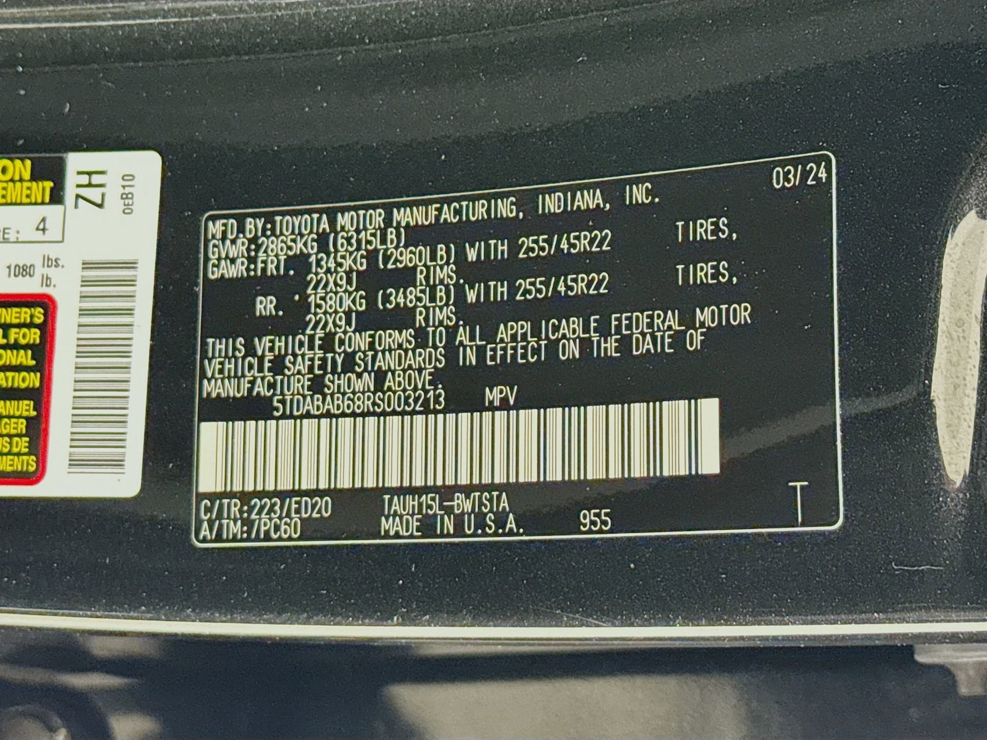 Used 2024 Lexus TX 500h AWD w/ Technology Package image 35