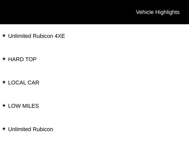Used 2021 Jeep Wrangler Unlimited Rubicon 4xe w/ Cold Weather Group image 6