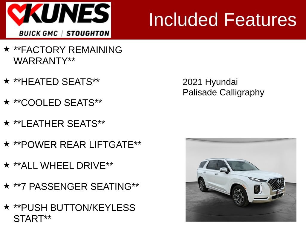 Used 2021 Hyundai Palisade Calligraphy w/ Winter Package AWD/4WD image 3