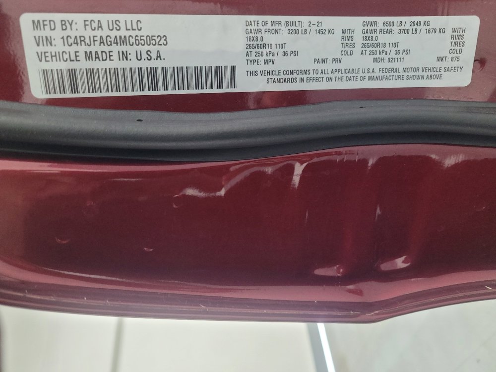 Used 2021 Jeep Grand Cherokee Laredo image 33