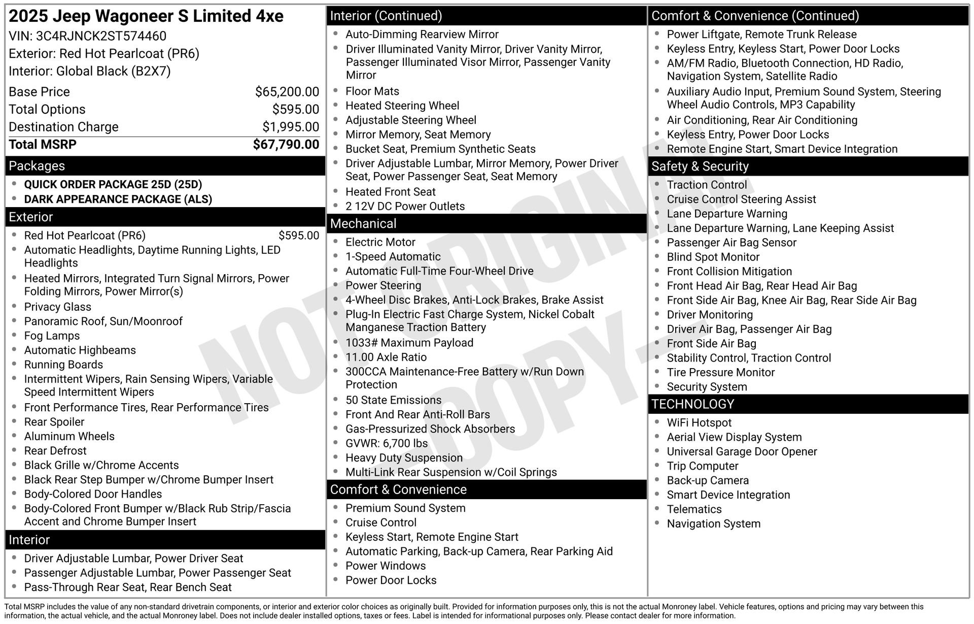 Used 2025 Jeep Wagoneer S Limited image 3