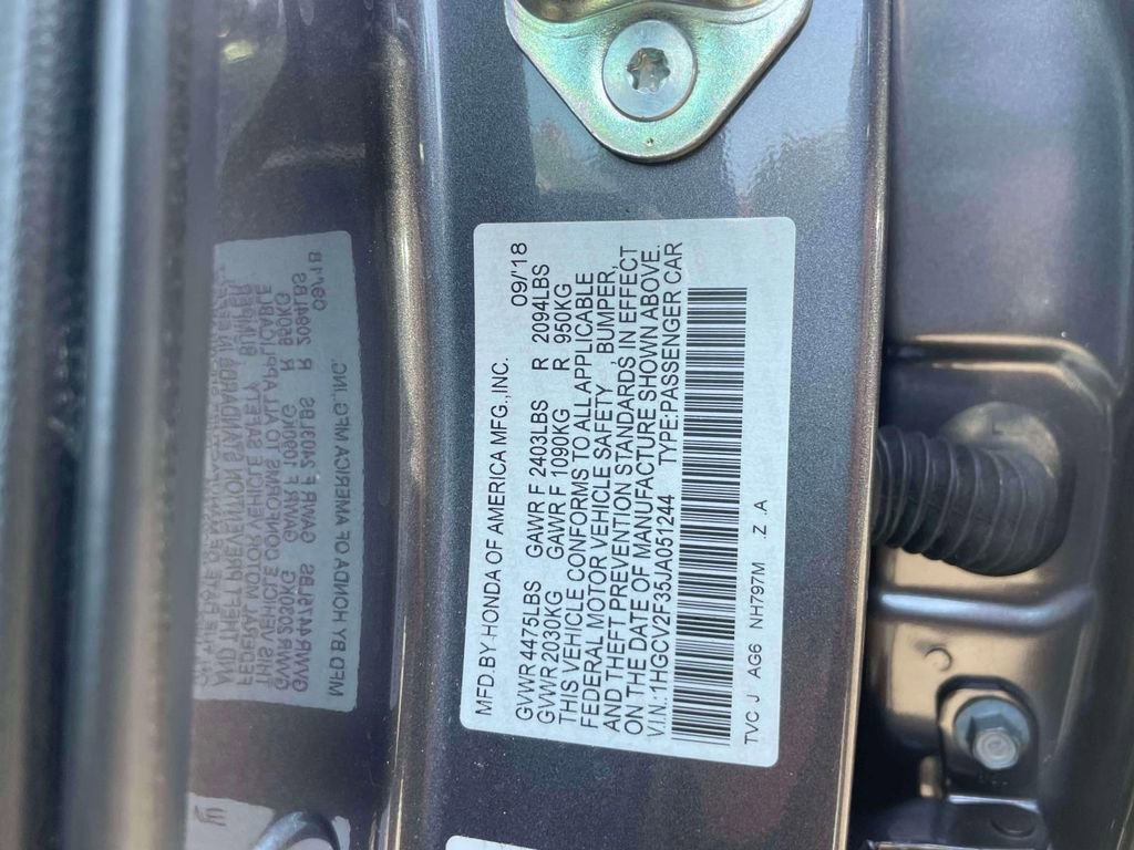 Certified 2018 Honda Accord Sport image 19