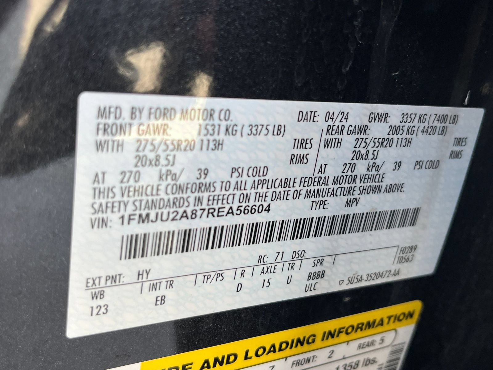 Used 2024 Ford Expedition Limited AWD/4WD image 32