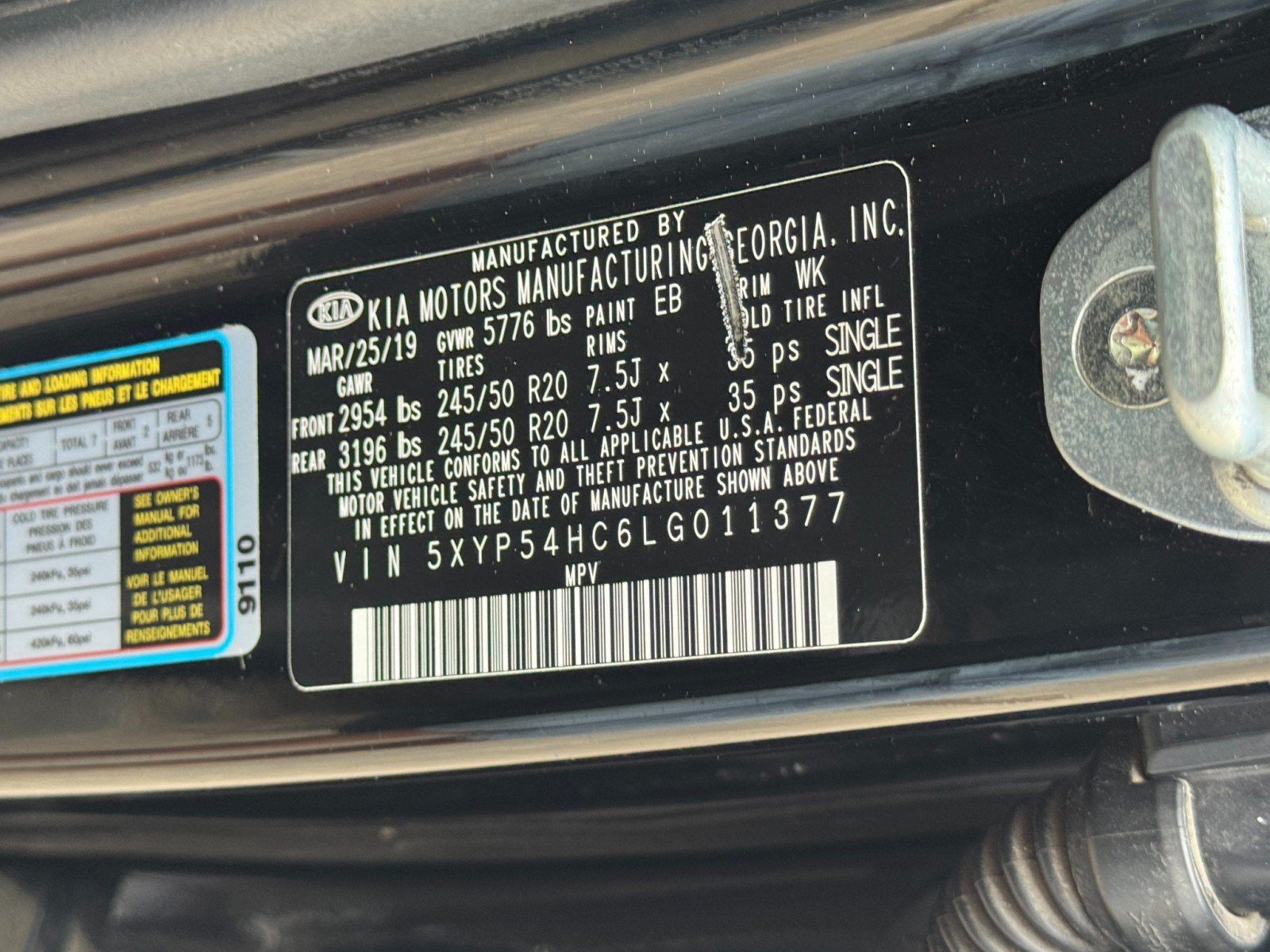 Used 2020 Kia Telluride SX w/ Towing Package FWD image 48