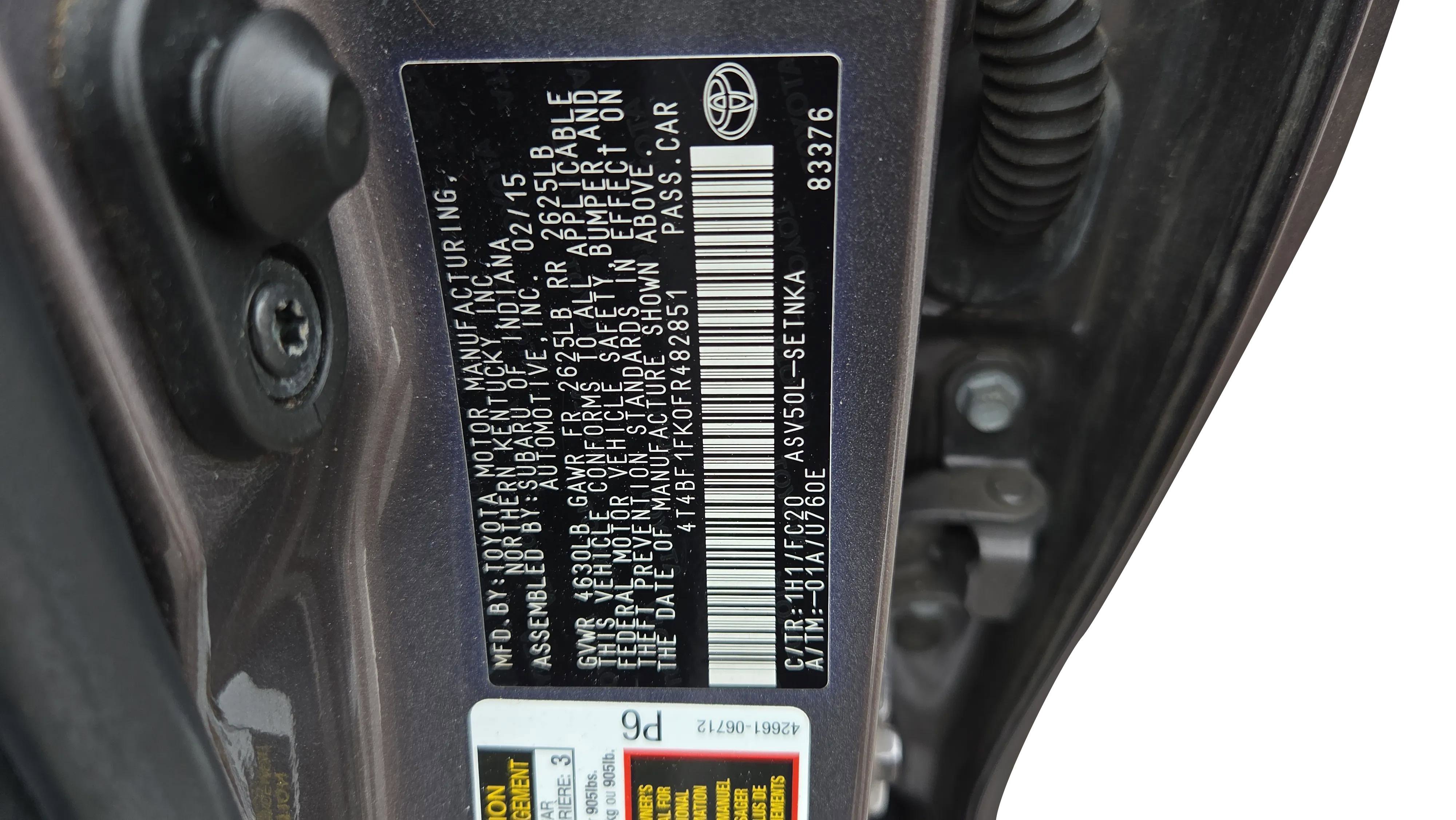 Used 2015 Toyota Camry LE image 24