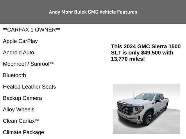 Used 2024 GMC Sierra 1500 SLT w/ SLT Premium Plus Package AWD/4WD image 4