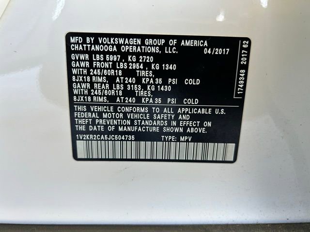 Used 2018 Volkswagen Atlas SE image 37