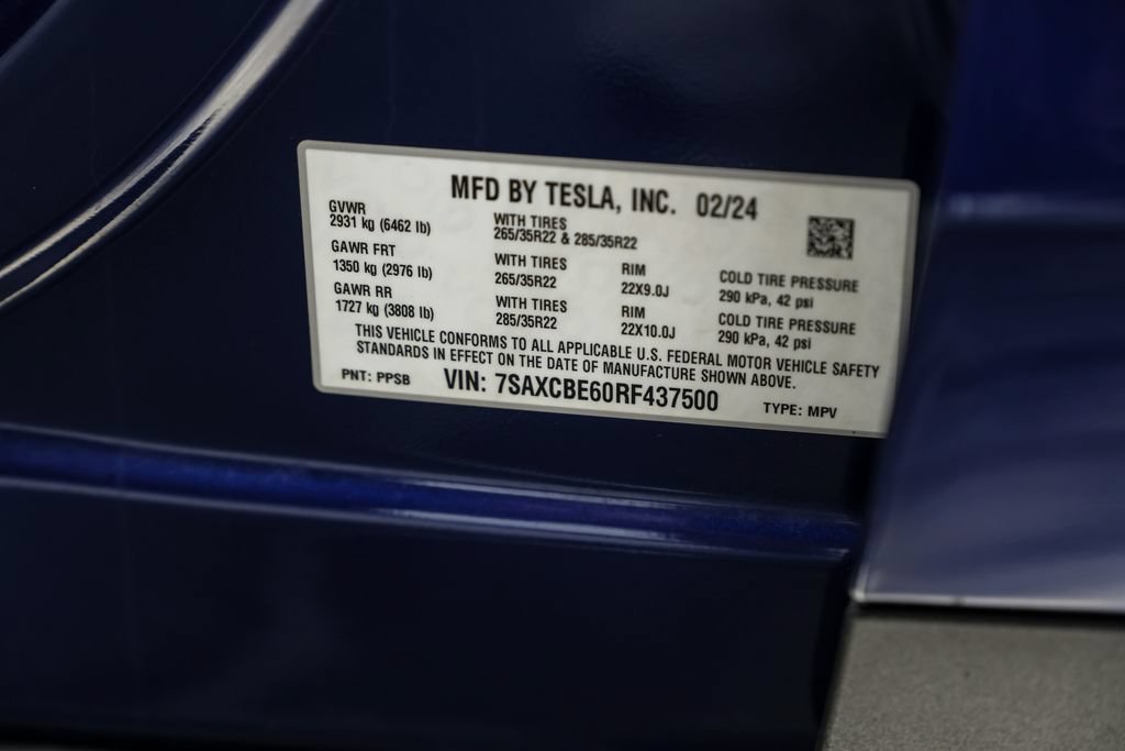 Used 2024 Tesla Model X Plaid AWD/4WD image 50