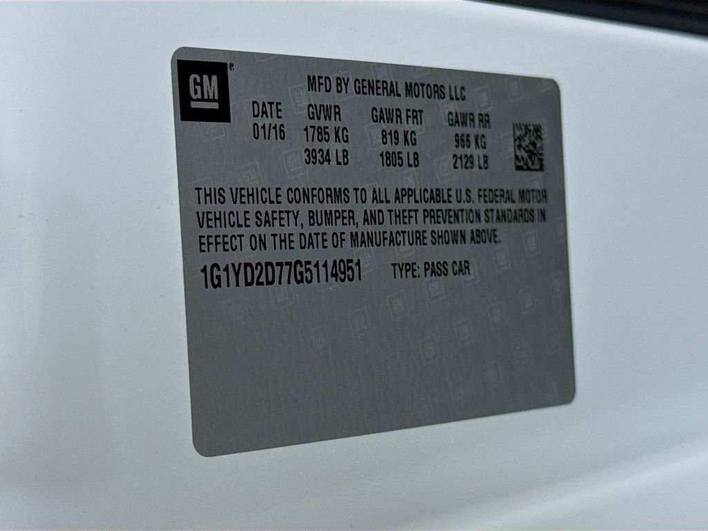 Used 2016 Chevrolet Corvette Stingray Coupe w/ 2LT Preferred Equipment Group image 37