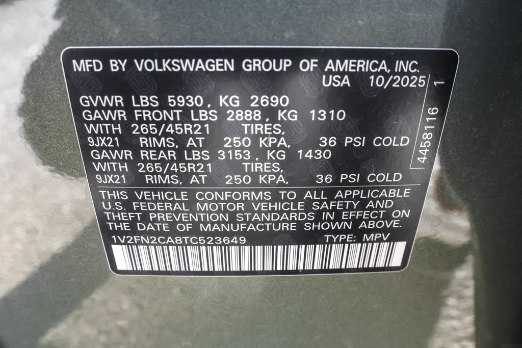 Used 2026 Volkswagen Atlas SEL Premium R-Line AWD/4WD image 41