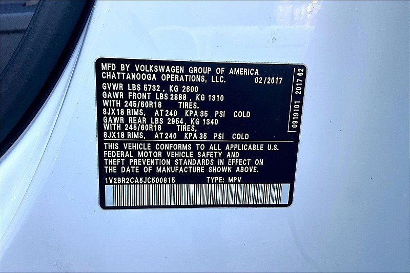 Used 2018 Volkswagen Atlas Launch Edition image 32