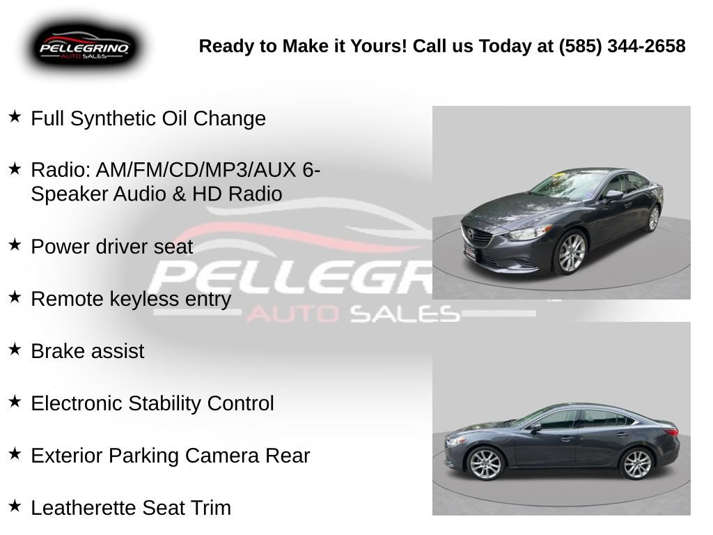 Used 2016 MAZDA MAZDA6 Touring FWD video 5