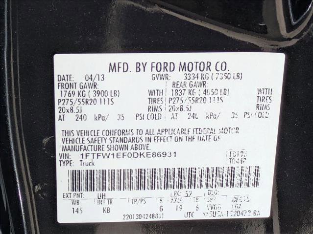 Used 2013 Ford F150 King Ranch w/ King Ranch Luxury Pkg AWD/4WD image 25