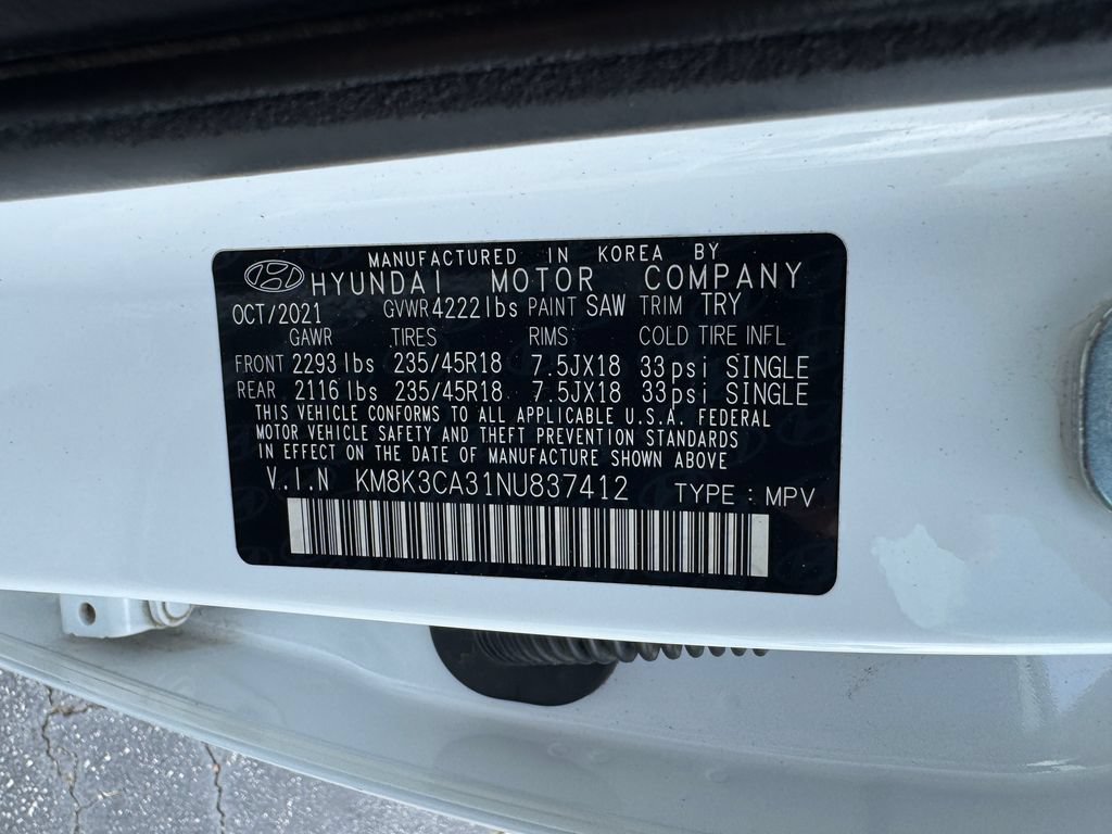 Used 2022 Hyundai Kona N Line w/ Tech Package AWD/4WD image 40