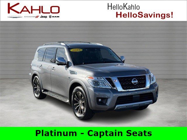 Used 2018 Nissan Armada Platinum w/ Captain Seat Package video 1