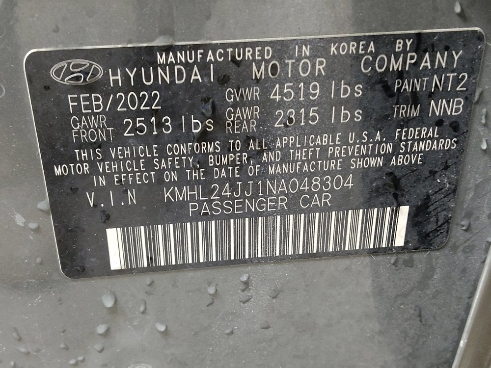 Used 2022 Hyundai Sonata Blue w/ Cargo Package image 33