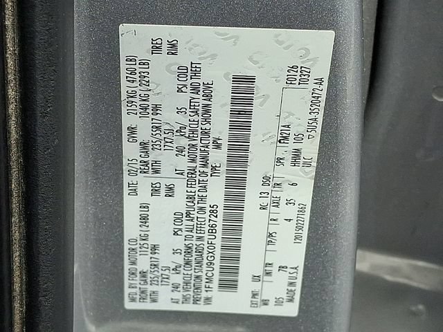 Used 2015 Ford Escape SE AWD/4WD image 21