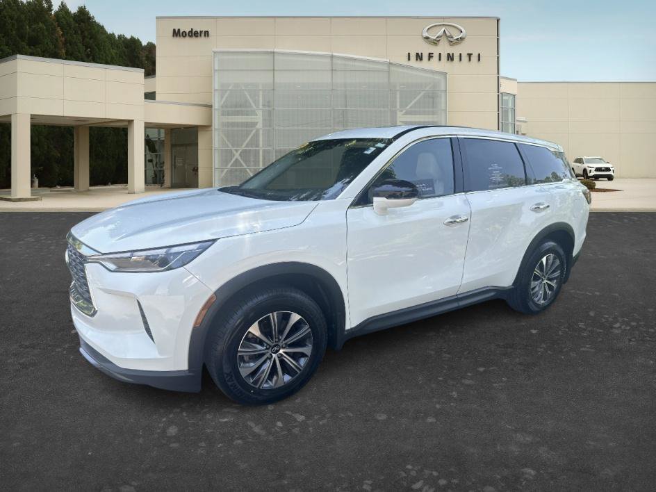 Certified 2025 INFINITI QX60 Pure w/ Cargo Package FWD image 1