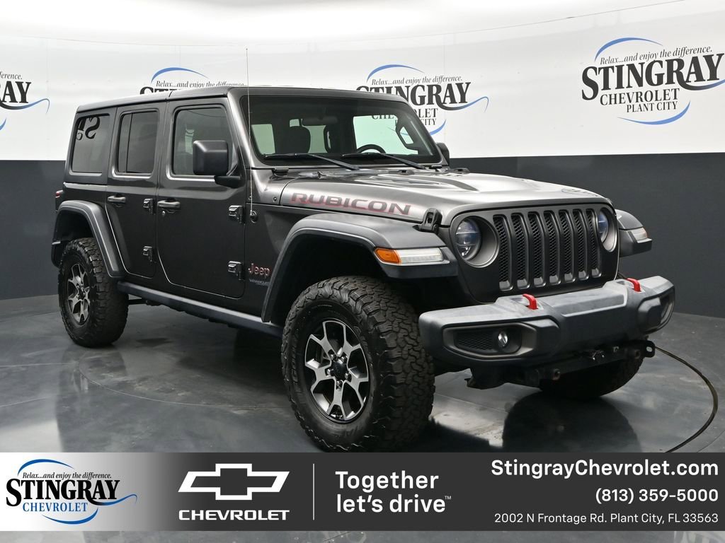 Used 2019 Jeep Wrangler Unlimited Rubicon w/ LED Lighting Group image 1