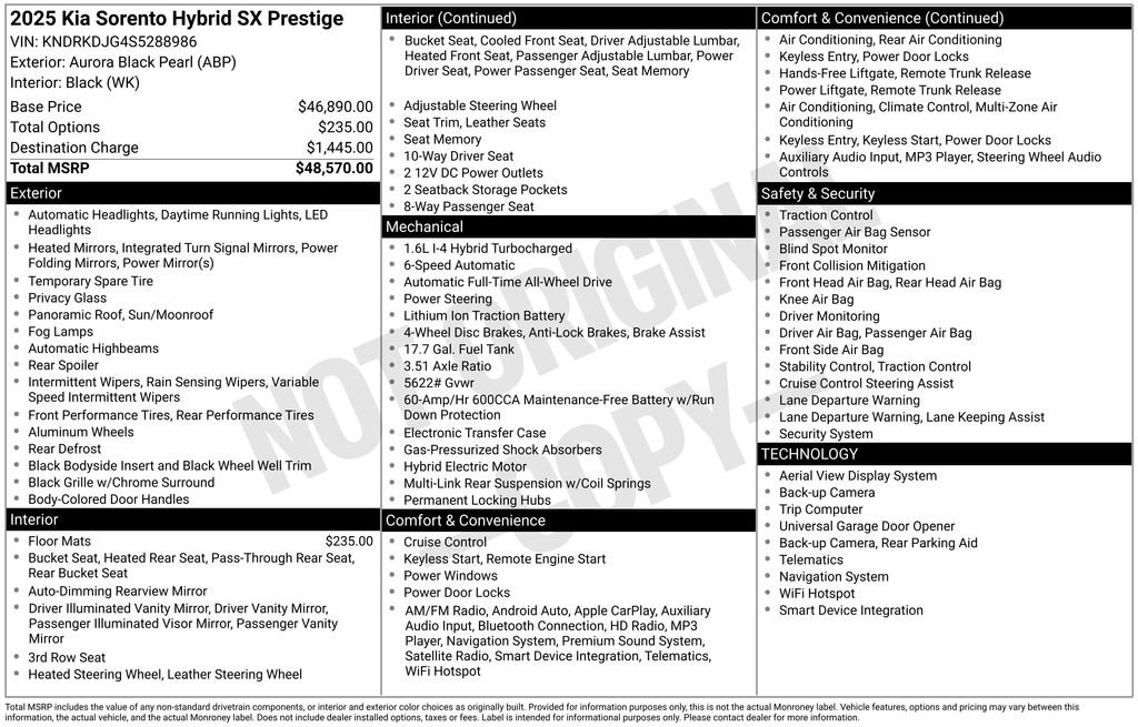 Used 2025 Kia Sorento SX Prestige image 4