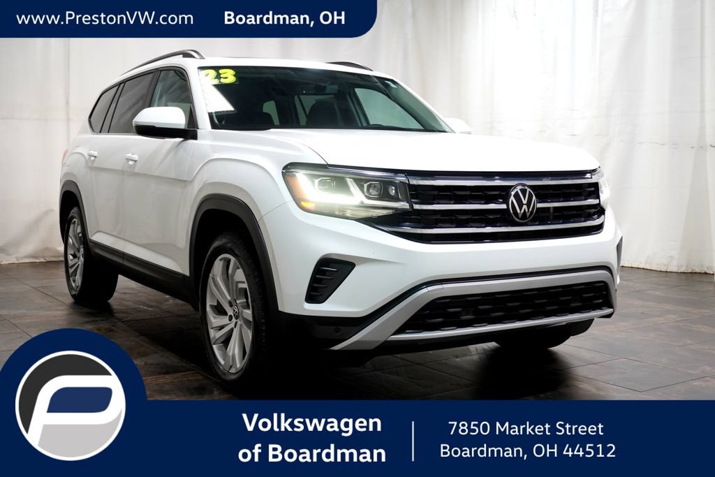 Used 2023 Volkswagen Atlas SE w/ Panoramic Sunroof Package AWD/4WD image 1