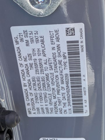 Certified 2021 Honda CR-V Touring image 26